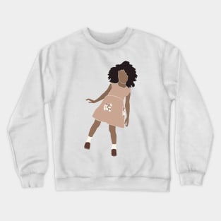 Abstract vector kids and baby silhouette Composition Crewneck Sweatshirt